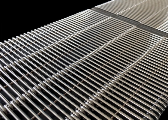 Stainless Steel Eye Link Wire Conveyor Belt For Food Transportation