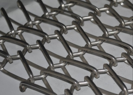Cleanable Stainless Steel Conveyor Chain Mesh Belt Used For Architectural Decoration