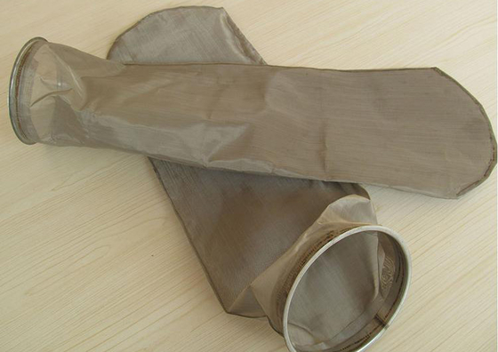 20*40 Inch Stainless Steel Filter Bags High Pressure Resistance Customized Dimension