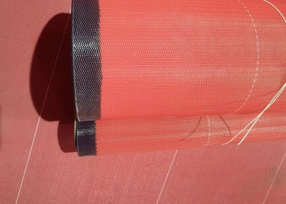 Spiral Ring Double Layer Polyester Dryer Screen For Paper Mills