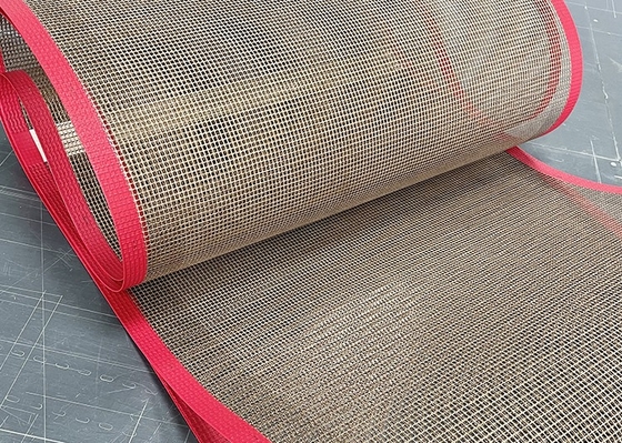 Heat Resistant Uv Dryer Ptfe PTFE Mesh Conveyor Belt For Carpet Mat