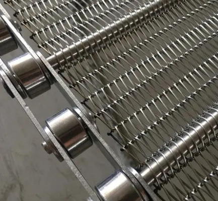 Hot Sale 1m 1.2m 1.5m Customized Wide Stainless Steel Chain Mesh Conveyor Belt