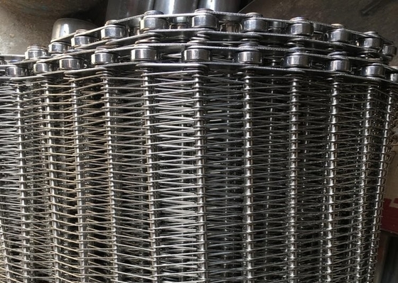 Hot Sale 1m 1.2m 1.5m Customized Wide Stainless Steel Chain Mesh Conveyor Belt