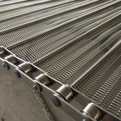 High Quality Food Grade  SS304 Chain Link Spiral Wire Mesh Conveyor Belt