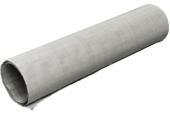 Punching Stainless Steel Woven Wire Mesh Roll In Wooden Box Package