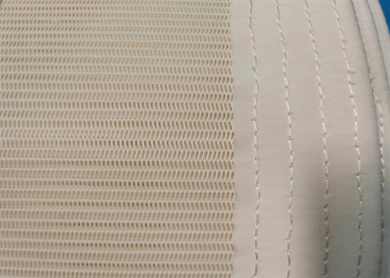 Middle Loop Polyester Spiral Fabric With Side Cloth 45mm With Both Edges