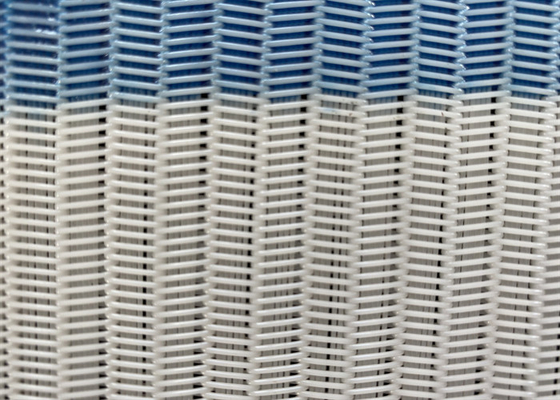 Middle Loop Polyester Spiral Fabric With Side Cloth 45mm With Both Edges