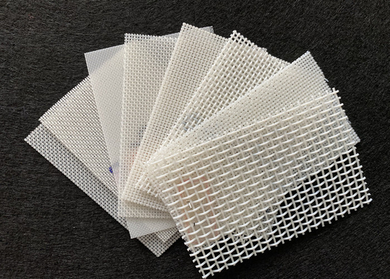 Single Layer Polyester Square Hole Mesh Belt Plain Weave For Conveyor And Dryer