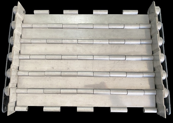 Ss304 Flat Plate Link Conveyor Belt Smooth Surface
