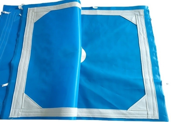 Blue Color PP Polypropylene Multifilament Filter Fabric Vertical Filter Press Mesh Cloth