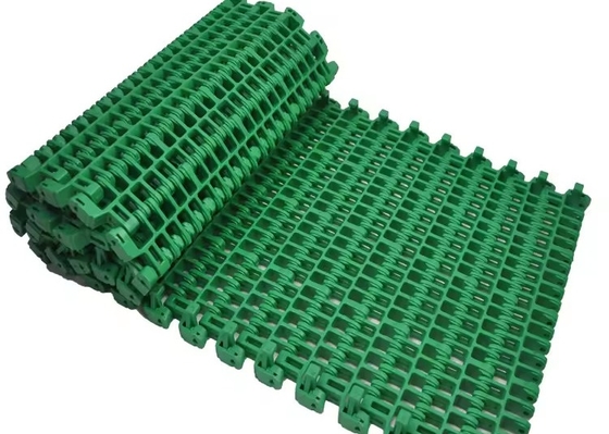High Temperature Chain Plate Plastic Conveyor Belt With Pitch 27.2mm Minimum 152mm