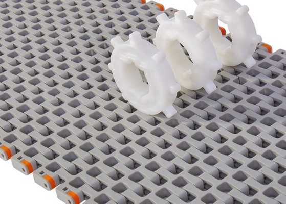 Modular Plastic Conveyor Belt For Food Beverage Shops