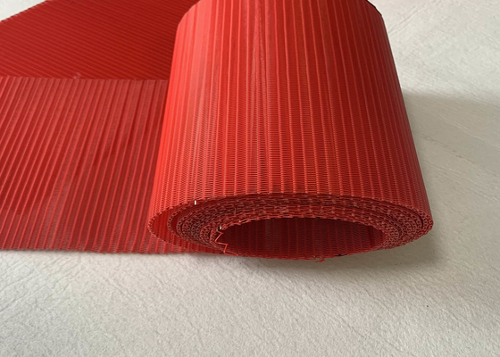 White Blue Red Endless Polyester Mesh Belt For Air Permeability And Durability