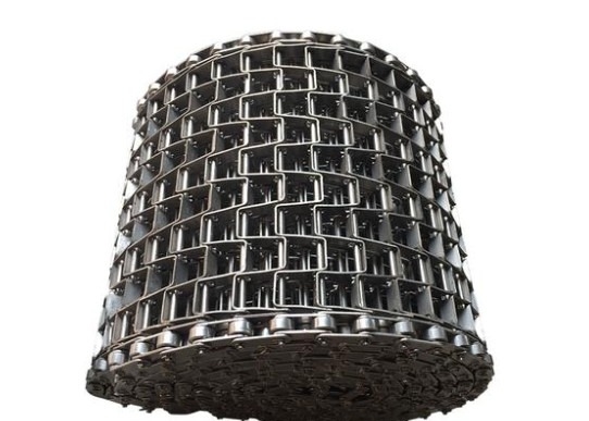 Stainless Steel Wire Flat Chain Link Mesh Conveyor Belt