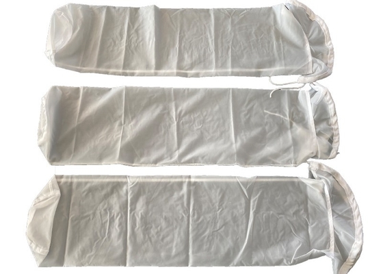 25 To 100 Micron Nylon Filter Mesh Bags With Strip Suiting For Different Size Of Material Columns