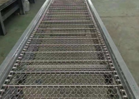 High strength and corrosion resistance Stainless Steel Chain Mesh Conveyor Belt