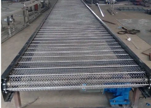 Food Transport or Freezer / Drying 304 Stainless Steel Chain Mesh Conveyor Belt