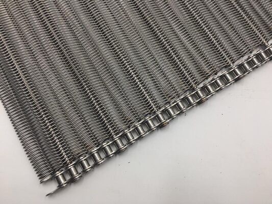 Stainless Steel Chain Mesh Conveyor Belt for Industrial Food Processing and Material Handling Equipment