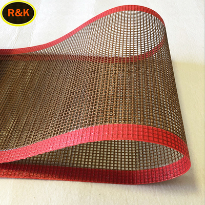Heat Resistant Uv Dryer Ptfe PTFE Mesh Conveyor Belt For Carpet Mat