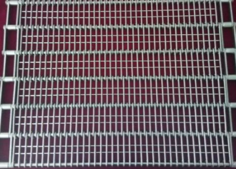 حزام سير متحرك بسلسلة مخصصة 304 وصلة عين من الفولاذ المقاوم للصدأ