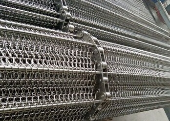 مقاومة للتآكل عالية الدقة حزام سير شبكة سلسلة SS304 SS316