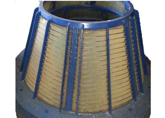 0.25mm 0.5mm فتحة الطرد المركزي Ss 304 فحم الطرد المركزي سلة لمعالجة التعدين