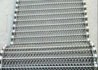 الفولاذ المقاوم للصدأ SS304 سلسلة وصلة دائرية سلك الشبكة الحامل الحزام للحصول على الاحتياجات نقل الصف الغذائي