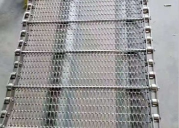 حزام ناقل من الفولاذ المقاوم للصدأ عالي المقاومة لدرجات الحرارة لنقل الأغذية