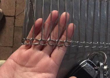من السهل تنظيف الغذاء الصف الفولاذ المقاوم للصدأ حزام شبكة فليكس مسطحة