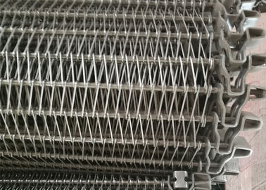 الغذاء تجميد الفولاذ المقاوم للصدأ شبكة أسلاك الحزام الناقل وظيفة نقل جيدة