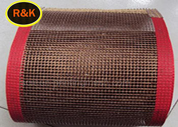 أحزمة نقل PTFE عالية القوة تجفيف جيد للتهوية من الانكماش