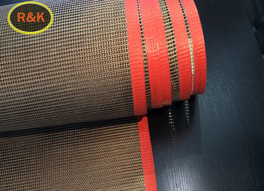 4 مم ارتفاع درجة الحرارة PTFE teflen شبكة المغلفة الألياف الزجاجية حزام Coveyor 4000 ملم