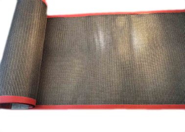 تجفيف الطعام 8 * 8 مم PTFE المغلفة بشبكة الألياف الزجاجية الحزام الناقل