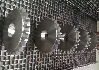 حزام سير شبكة سلسلة المهنية ، حزام شبكة الصلب 304/316 الفولاذ