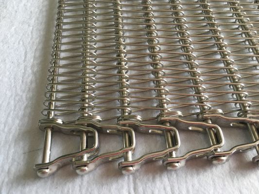 فرن تبريد الخبز 2 مم Ss304 سير ناقل حلزوني