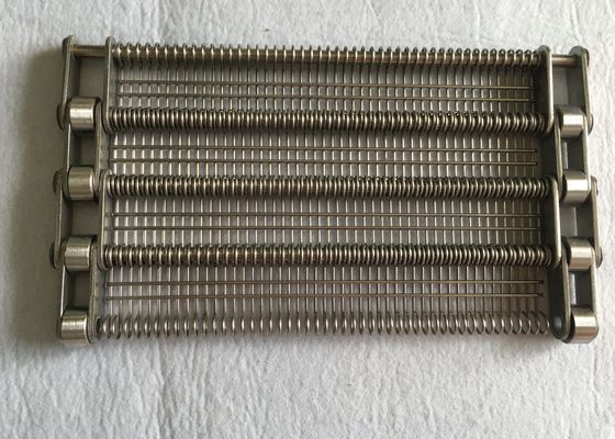 فرن سلق الخضار SUS316L حزام شبكي حلزوني