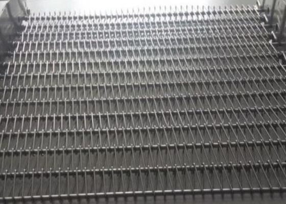 تبريد الطعام الجاف 304 حزام شبكي حلزوني من الفولاذ المقاوم للصدأ