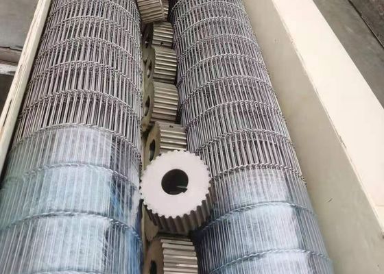 50 سم عرض رقائق القلي الخبز شقة فليكس سلك حزام 316l الفولاذ المقاوم للصدأ