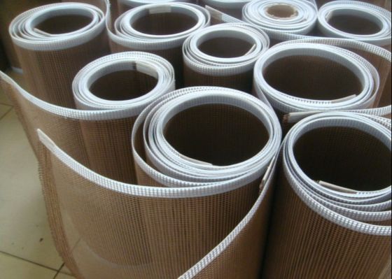 آلة معالجة الأشعة فوق البنفسجية أحزمة ناقل تفلون ، حزام شبكي 1x1 FDA Ptfe