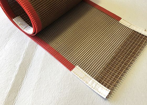 CE فيلم Edge Reinforcement و Bullnose Joint Ptfe Conveyor Belt