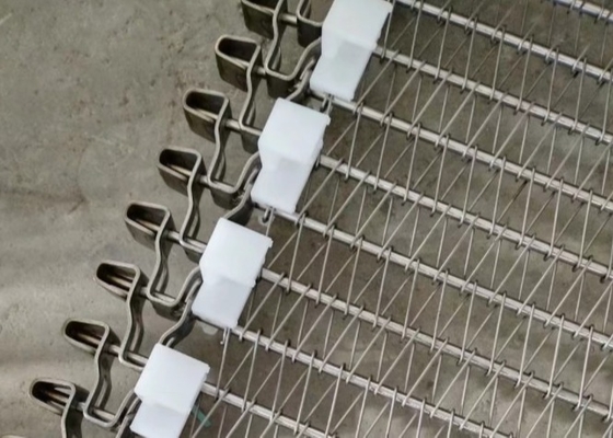 1.2mm ديا سلسلة ربط حزام شبكة لولبية لآلة تبريد الخبز
