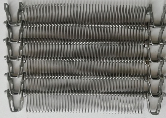 صناعة تجهيز اللحوم دوامة الحزام 19.05mm الملعب Sus304