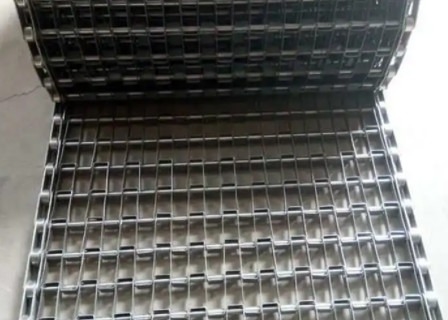 سلسلة ربط 304 حزام شبكة سلكية مسطحة لغسل ناقل الخضار